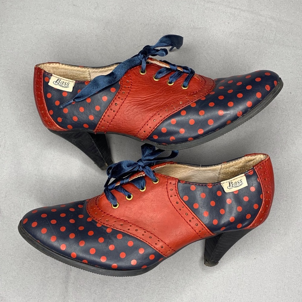 SOLD GH Bass&Co Blue Rachel Antonhoff Lady Oxford